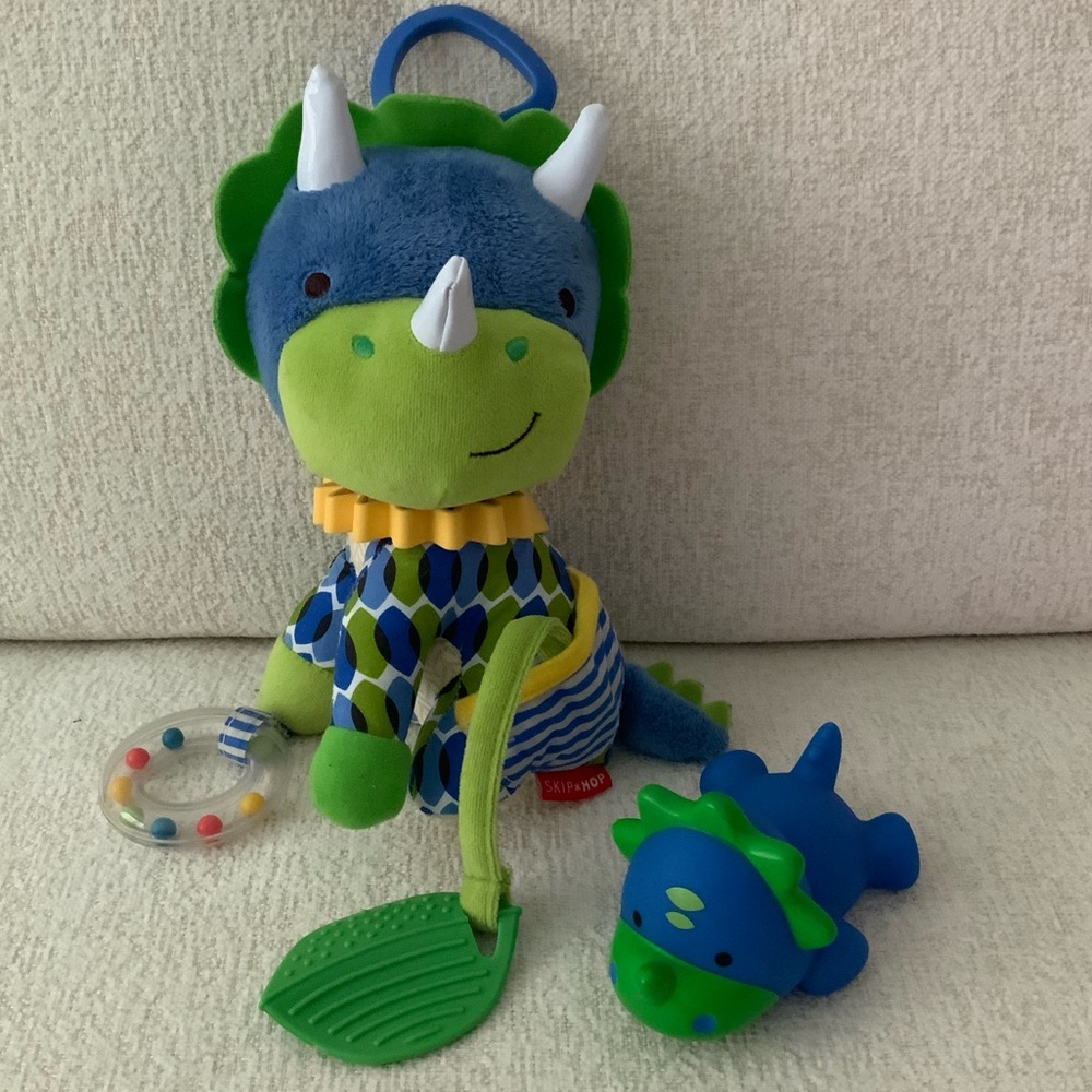 Skip Hop Dinosaur Dakota activity teether toy